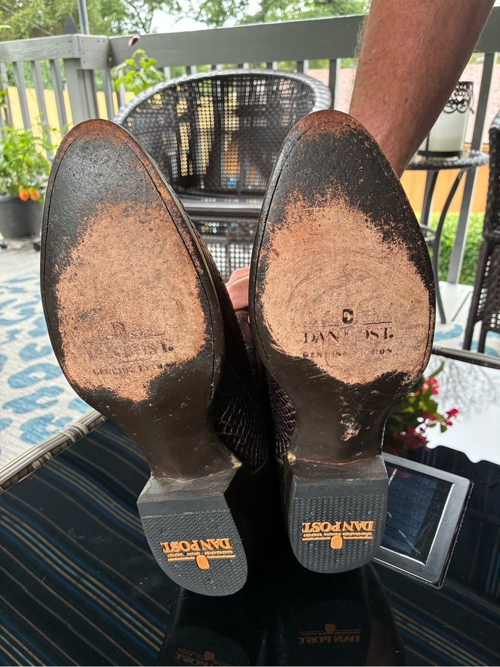 Men's Dan Post Python Boots - Picture 3 of 5